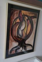 Mooi en groot schilderij - 75 x 58 cm, Antiek en Kunst, Kunst | Schilderijen | Modern, Ophalen