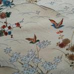 Japanse zijde vogels reebokjes 50-100x36cm quilt patchwork, Hobby en Vrije tijd, Stoffen en Lappen, Verzenden, Zo goed als nieuw