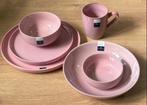 Roze servies set, 37-delig, Ophalen of Verzenden, Nieuw, Overige stijlen, Bord(en)