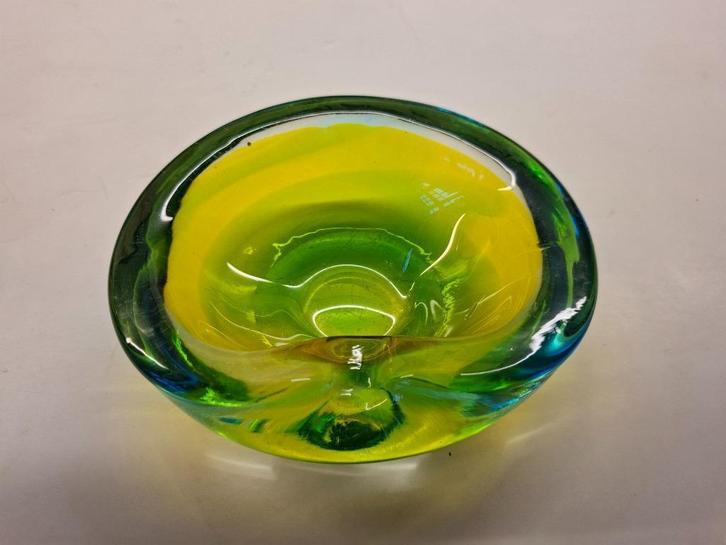 glazen asbak Murano jaren 60, Antiek en Kunst, Antiek | Glas en Kristal, Ophalen of Verzenden