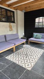 Palletbank 3 stuks, Tuin en Terras, Ophalen, Gebruikt, Hout
