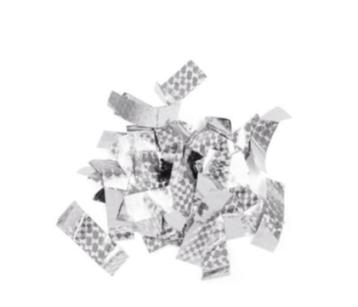 TCM FX Laser Confetti Rectangles 55x17mm Silver 1kg beschikbaar voor biedingen