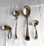 Verzilverd Haags Lofje - bijzondere bestekdelen, Ophalen of Verzenden, Gebruikt, Zilver, Los bestek