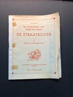 Suske en Wiske - De Straatridder blauw rode druk), Eén stripboek, Ophalen of Verzenden, Gelezen