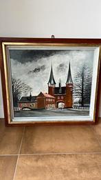 Schilderij Ad Kikkert van Oostpoort Delft, Antiek en Kunst, Ophalen