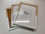 3 Lege Fotolijstjes 21x26 cm, Ophalen of Verzenden, Zo goed als nieuw, Hout, Minder dan 50 cm