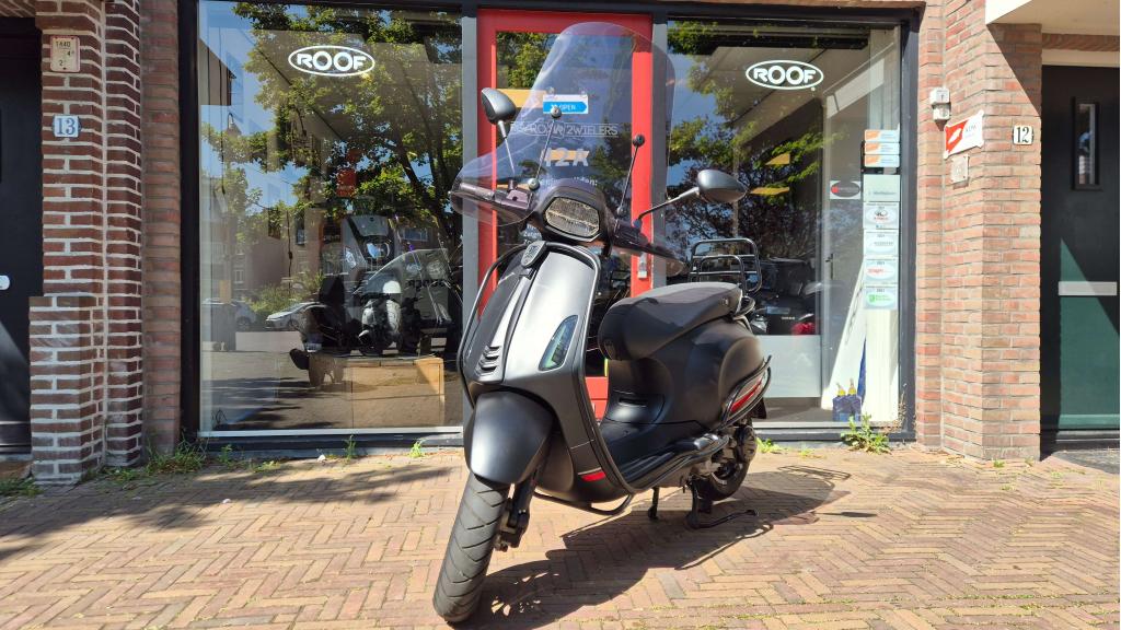 Piaggio Vespa Sprint 25 3V  Mat Zwart (Maar 1015 KM!), Overige modellen, Niet ingevuld, Zo goed als nieuw, Benzine