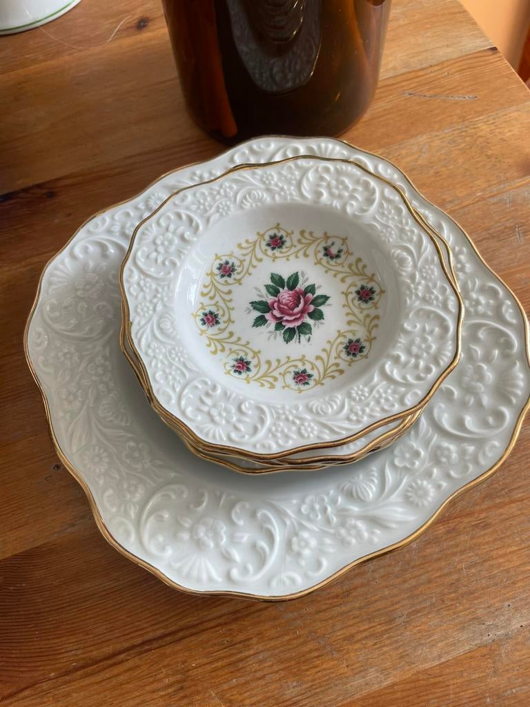 Vintage Bavaria Schumann Arzberg dessertset (7-delig), Antiek en Kunst, Ophalen