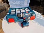 Bosch GSR 18V-21 Professional | Nieuwstaat | + 63 Delige Set, Ophalen of Verzenden, Zo goed als nieuw