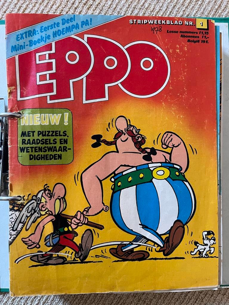 EPPO stripbladen jaargangen 1978 t/m 1980 en 1981 (1-3), Complete serie of reeks, Ophalen, Gelezen