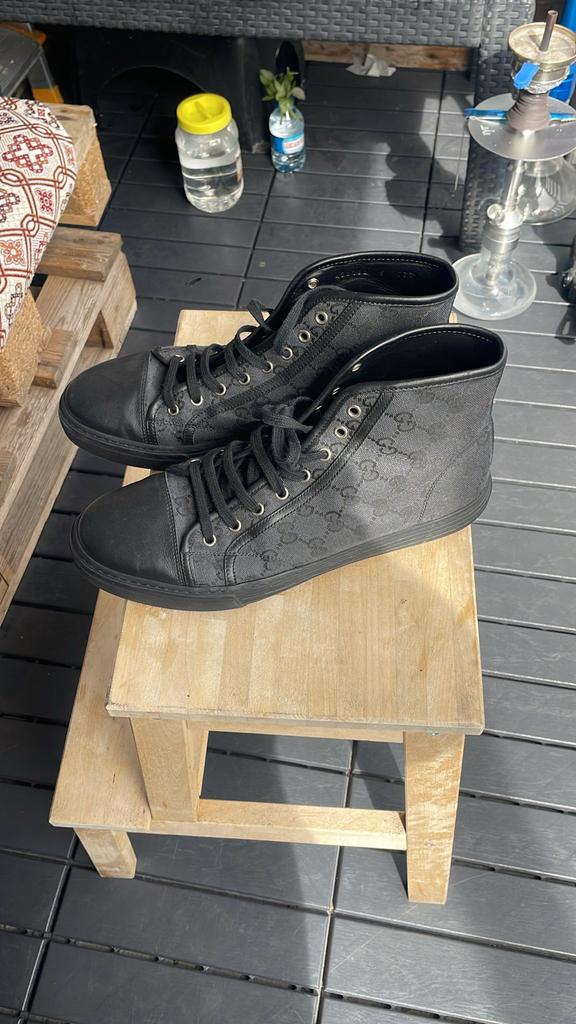 Gucci schoenen, Ophalen of Verzenden, Gedragen, Zwart, Sneakers of Gympen