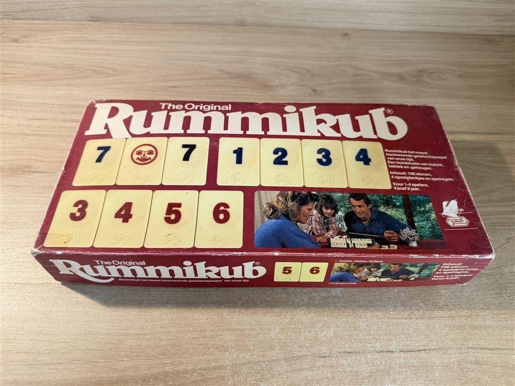 rummikub grote rode doos - s6534, Verzenden, Zo goed als nieuw