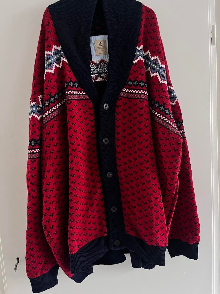 JP 1880 Noors design vest 7XL 80/82, Ophalen of Verzenden, Zo goed als nieuw, Overige maten, Rood