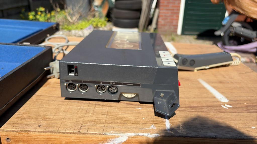 Philips Bandrecorder met microfoon en koffer, Audio, Tv en Foto, Bandrecorders, Ophalen of Verzenden, Bandrecorder