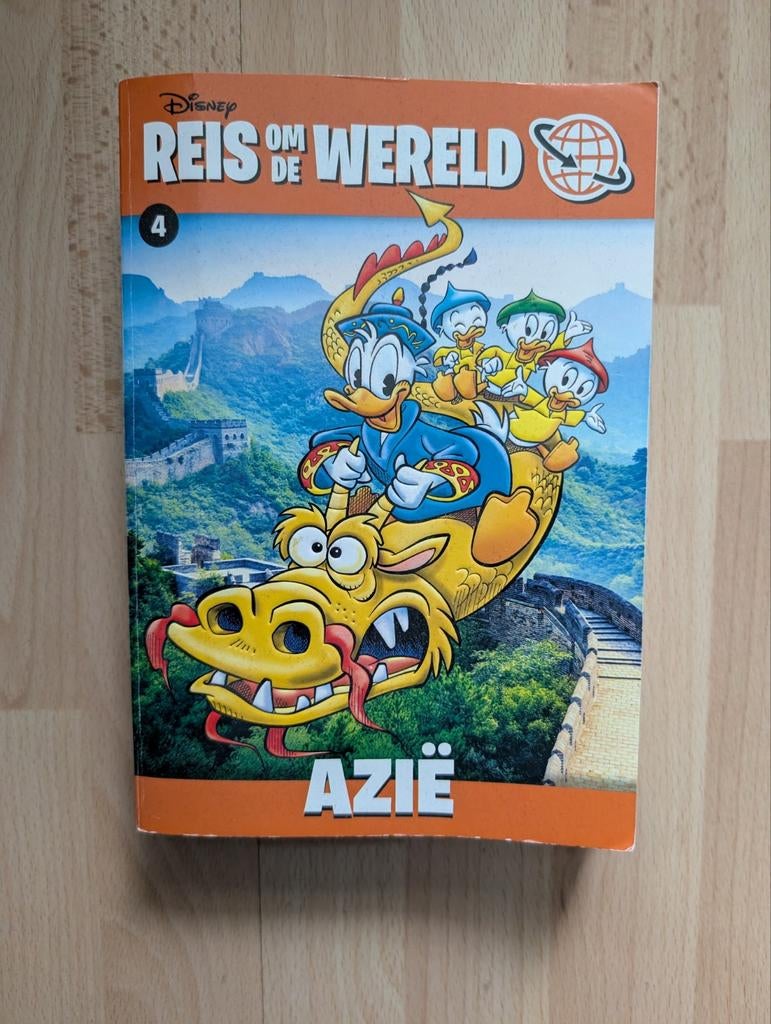 Donald Duck Reis om de Wereld - Azië, Boeken, Stripboeken, Eén stripboek, Ophalen of Verzenden, Zo goed als nieuw, Walt Disney