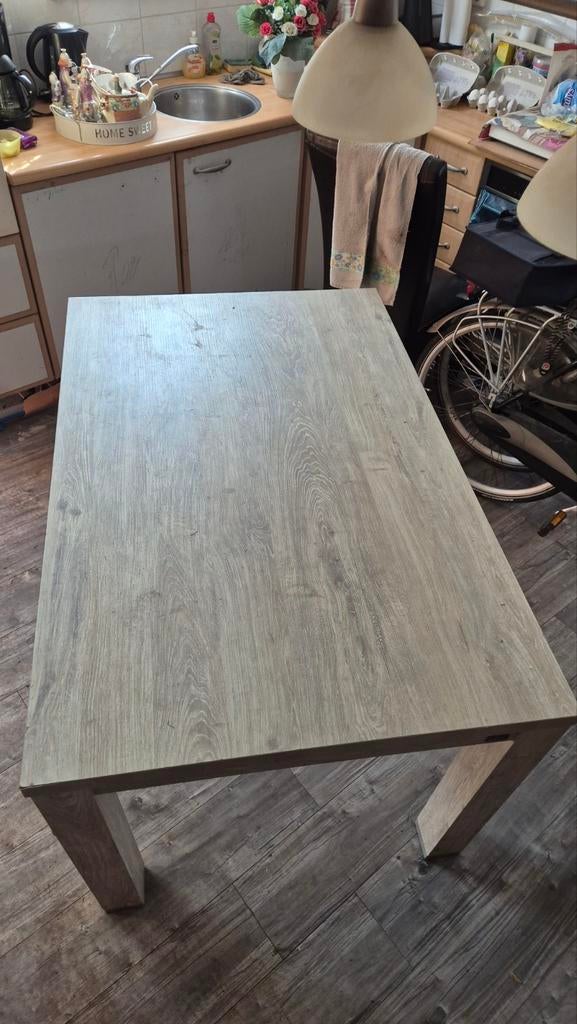 Eettafel Lamulux Houtlook, Ophalen, Gebruikt, 100 tot 150 cm, 50 tot 100 cm