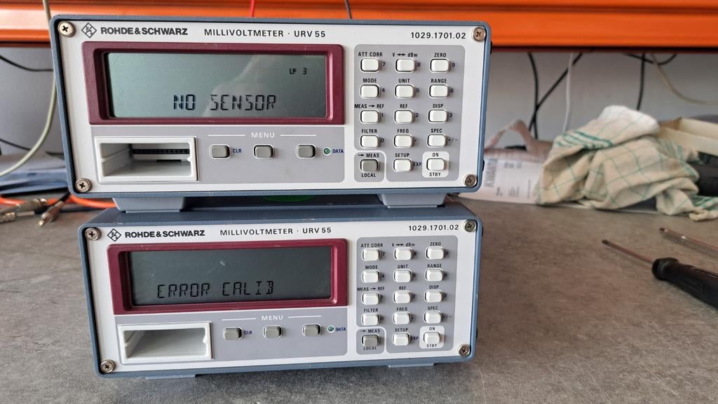 Rohde & Schwarz URV-55 MilliVolt meter. 2 stuks., Ophalen of Verzenden