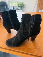 Zwarte suède enkellaarsjes 5th Avenue maat 39, Ophalen of Verzenden, Gedragen, Zwart, Lage of Enkellaarzen