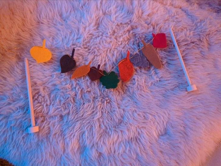 Herfst Slinger Jaartafel Stekers - Vilt Decoratie, Huis en Inrichting, Woonaccessoires | Overige, Ophalen of Verzenden