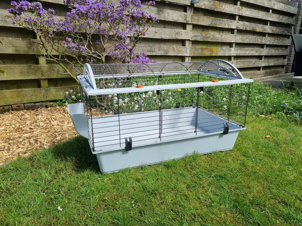 Ferplast konijnen kooi, Dieren en Toebehoren, Knaagdieren en Konijnen | Hokken en Kooien, Ophalen, Kooi, 60 tot 90 cm, Zo goed als nieuw