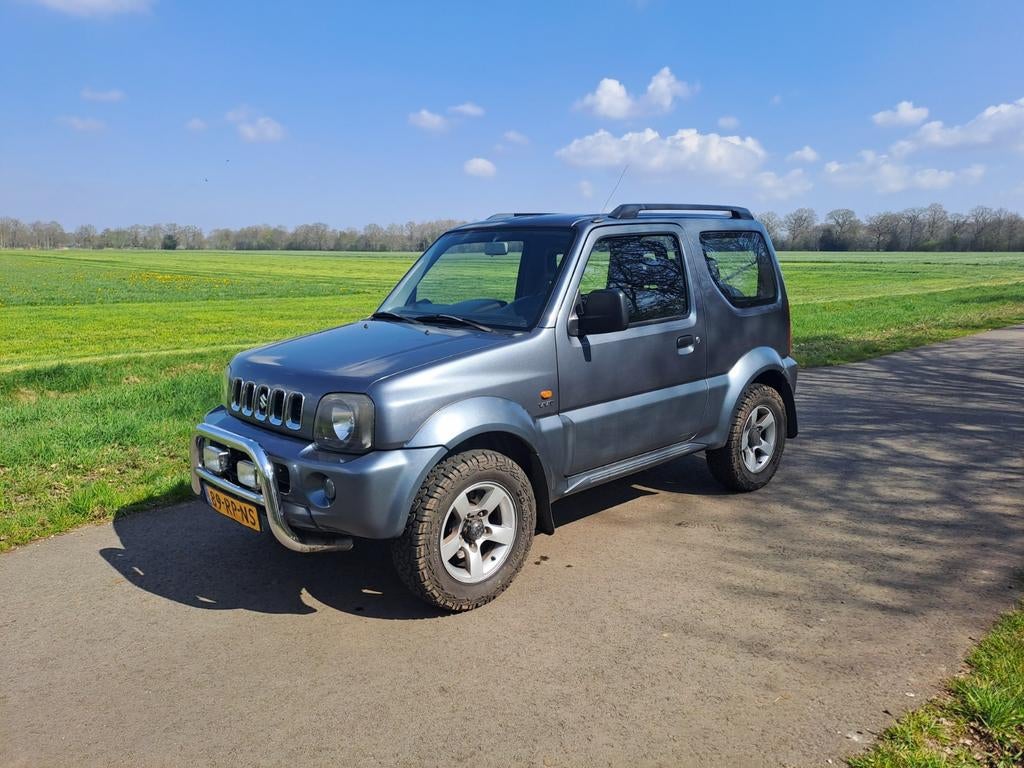 Suzuki Jimny 1.3 4WD 2005 Grijs, Stof, 40 €/maand, Zwart, 4 stoelen