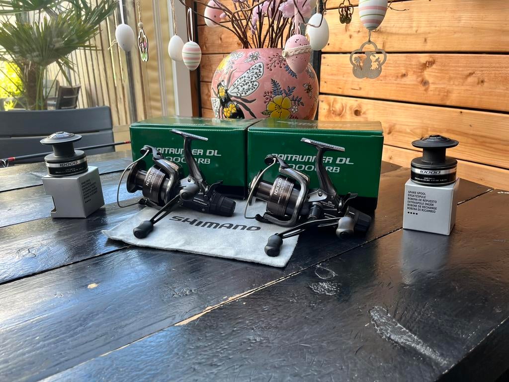 Shimano DL10000RB BAITRUNNER, Watersport en Boten, Hengelsport | Karpervissen, Ophalen, Zo goed als nieuw, Molen