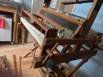 Weefgetouw/4 schacht, Hobby en Vrije tijd, Spinnewielen en Spinnen, Ophalen, Spinnewiel
