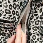 10 Feet creme / zwarte luipaard blazer jasje mt M nr 34190, Maat 38/40 (M), Zwart, Ophalen of Verzenden, Zo goed als nieuw