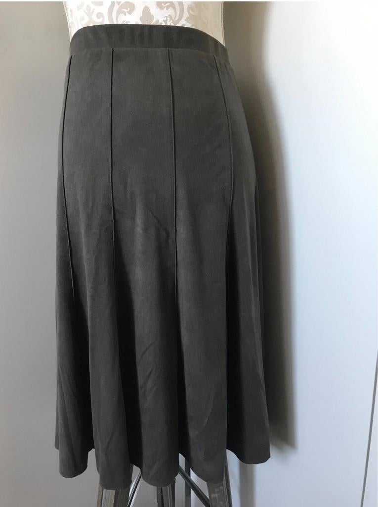 Suèdelook Rok met Elastische Taille, Maat 46/48 (XL) of groter, Ophalen of Verzenden, Zo goed als nieuw, Witteveen