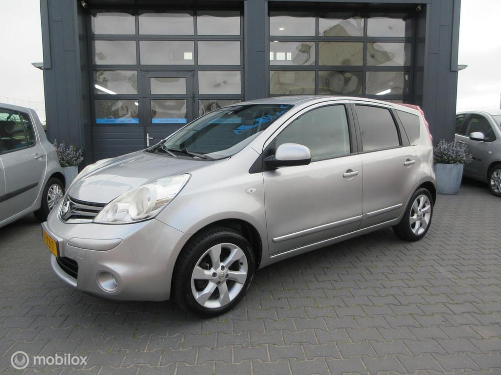 Nissan Note 1.6 Acenta Airco Navi Cruise Trekhaak Org Ned, Auto's, Nissan, Voorwielaandrijving, Gebruikt, 4 cilinders, Parkeersensor