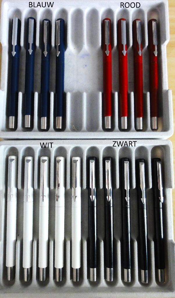PARKER VECTOR IN 4 KLEUREN  NU PER PARKER VOOR, Verzamelen, Pennenverzamelingen, Ophalen of Verzenden, Gebruikt, Fineliner, Parker