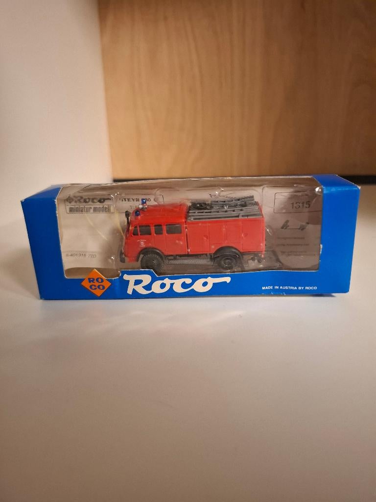 Roco Steyr 680 Brandweerwagen, Hobby en Vrije tijd, Modelauto's | 1:87, Ophalen of Verzenden, Nieuw, Overige typen, Roco