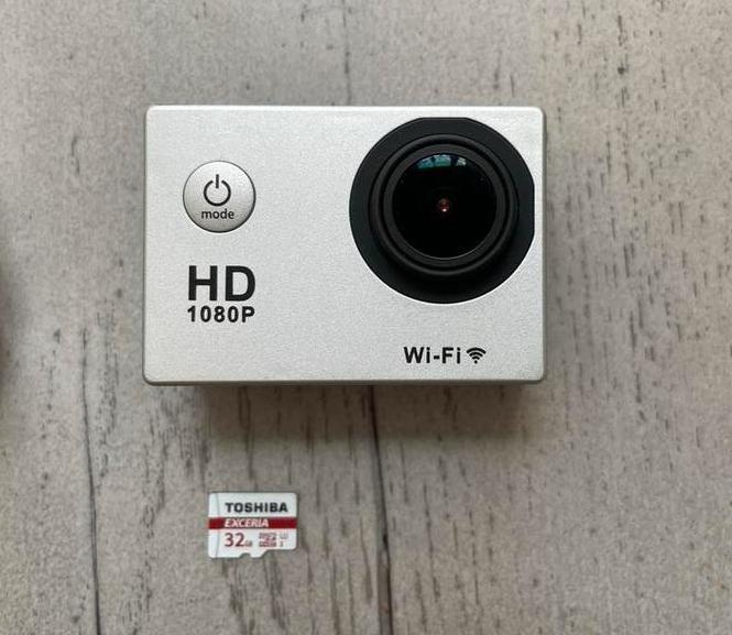 Wonkey monkey action camera, Ophalen, Zo goed als nieuw, Overige Merken, Geen optische zoom