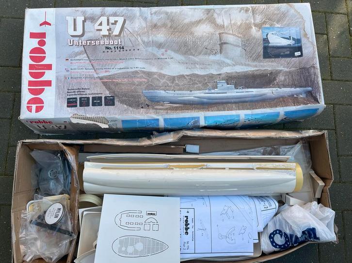 Robbe U-47 Onderzeeboot No. 1114, Hobby en Vrije tijd, Modelbouw | Boten en Schepen, Gebruikt, 1:32 tot 1:50, Overige merken, Ophalen