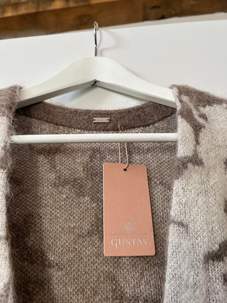 GUSTAV vest beige / offwhite XS  ( past maat 34-38), Kleding | Dames, Truien en Vesten, Ophalen of Verzenden, Zo goed als nieuw