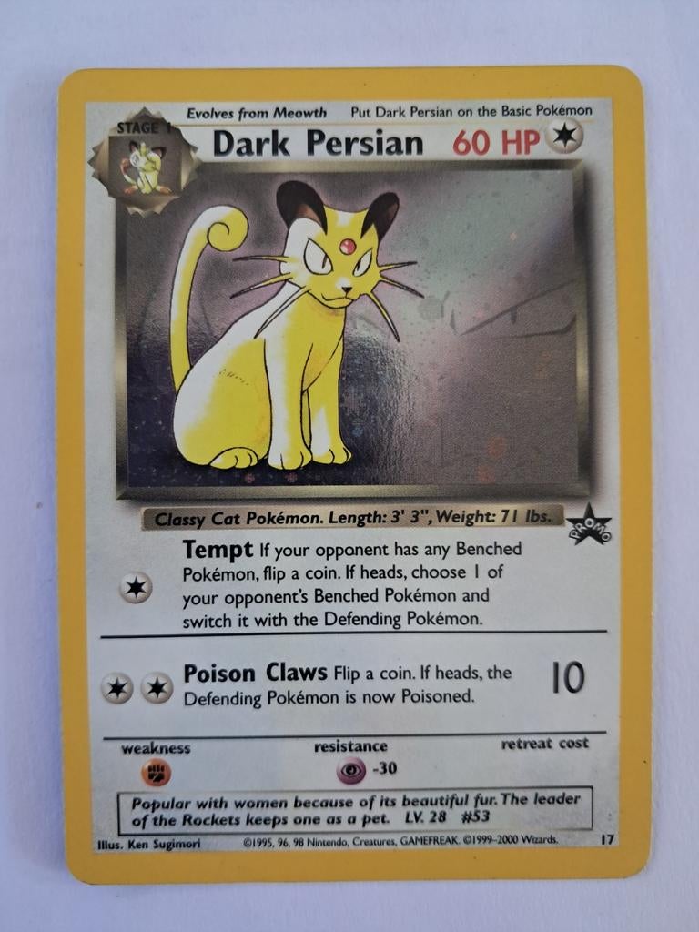 Dark Persian WOTC Promo, Ophalen of Verzenden, Zo goed als nieuw, Losse kaart, Foil