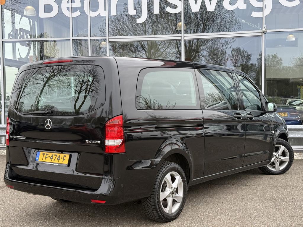 Mercedes-Benz Vito Tourer 114 BlueTEC Pro Extra Lang 9P | EX, Automaat, Gebruikt, 2000 kg, Zwart