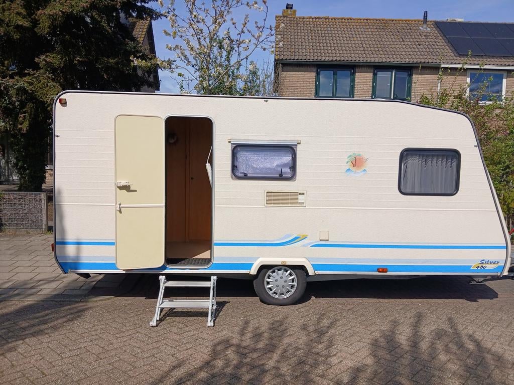 Caravelair 460 - 2000 - Stapelbed - Vast bed, Caravans en Kamperen, Vast bed, Treinzit, Particulier, Caravelair