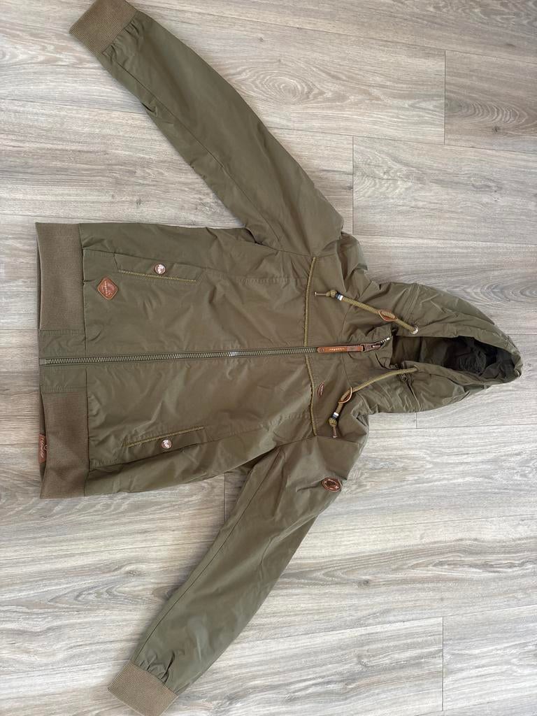 Ragwear jas maat M, zo goed als nieuw, Kleding | Dames, Ophalen of Verzenden, Zo goed als nieuw, Maat 38/40 (M), Groen