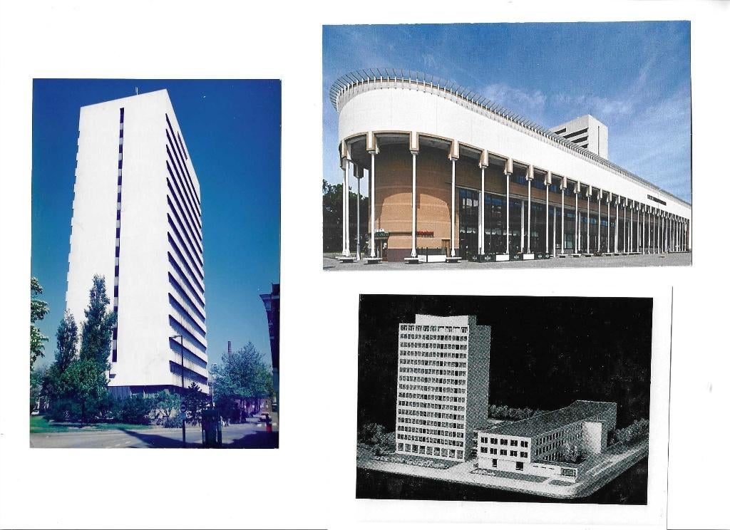 schiedam  3x  ook apart  architectuur, 1960 tot 1980, Verzenden, Foto, Zo goed als nieuw