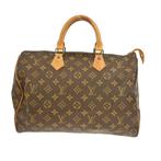 Louis Vuitton Speedy Handbag, Ophalen of Verzenden, Zo goed als nieuw, Bruin, Handtas