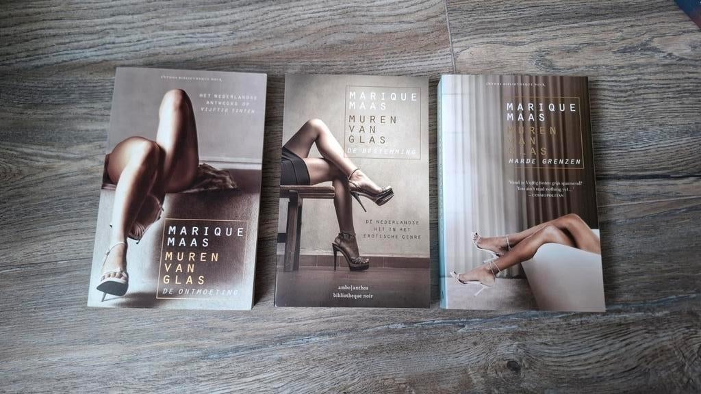 Marique Maas - Muren van Glas serie (3 boeken), Boeken, Ophalen of Verzenden, Zo goed als nieuw, Marique Maas, Nederland