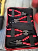 HBM Machines Borgveertangenset in etui, Ophalen, Gebruikt