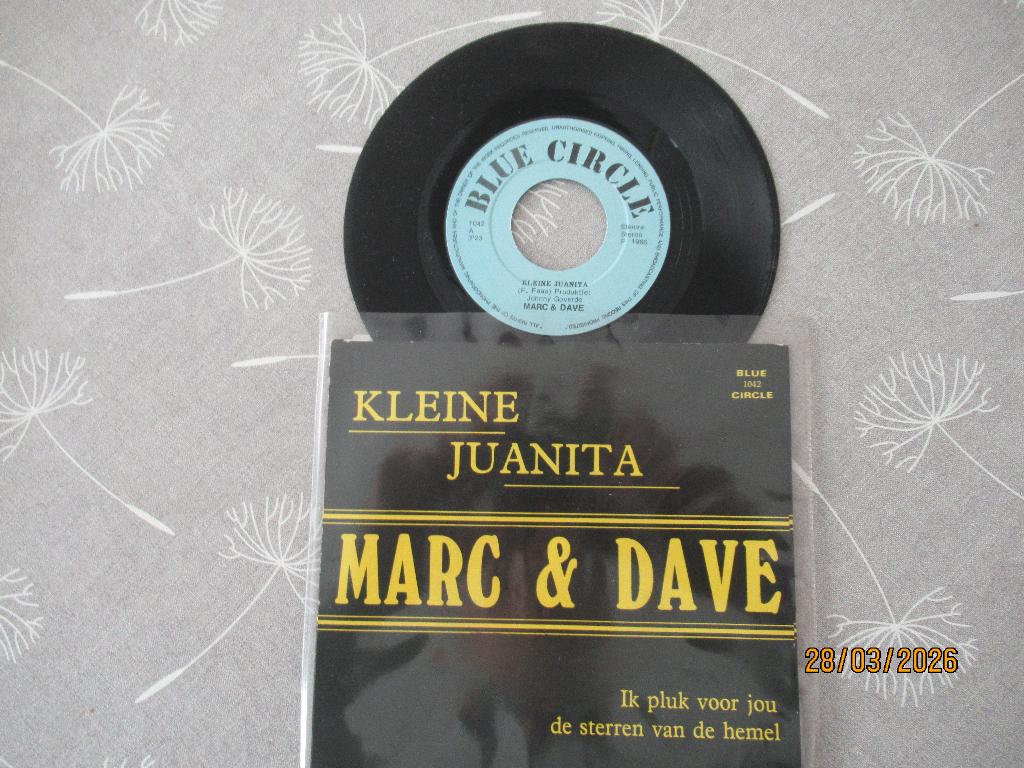 Marc & Dave             Kleine Juanita, Cd's en Dvd's, 7 inch, Single, Ophalen of Verzenden, Zo goed als nieuw