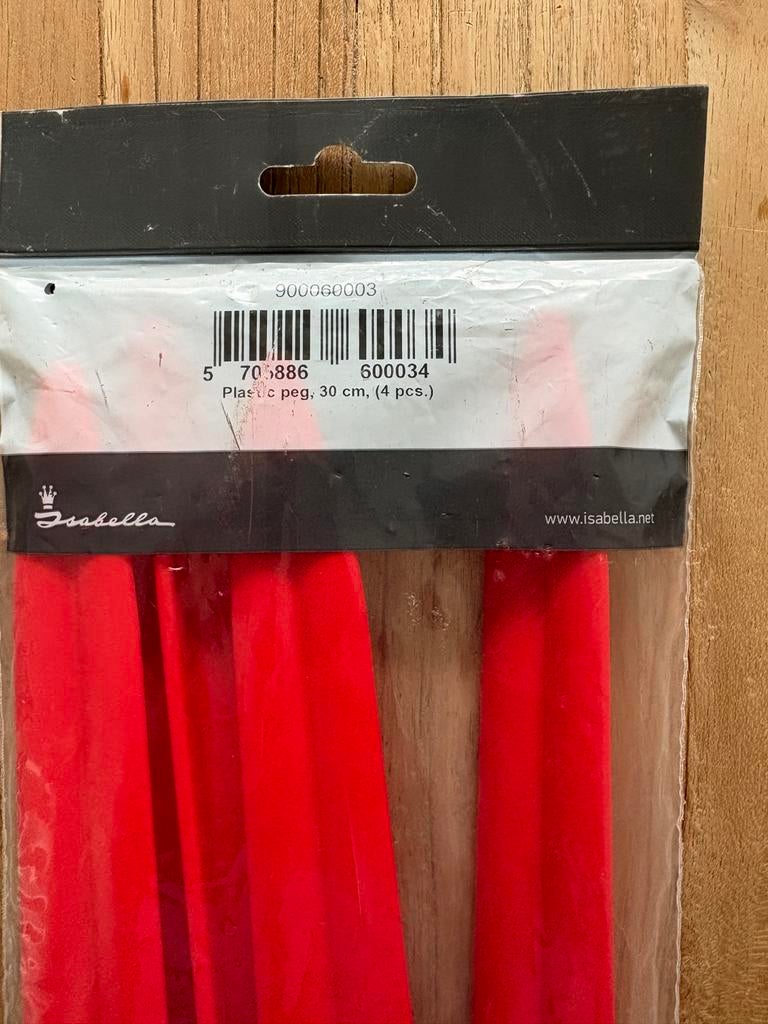 Isabella Kunststof Haringen 30cm (4 stuks) nieuw, Ophalen of Verzenden, Nieuw