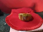 Heren 18K goud vergulde ring, Sieraden, Tassen en Uiterlijk, Ringen, 20 of groter, IJzer of Staal, Heer, Nieuw