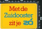 Sticker: Zuidooster Autobusdiensten - Zit je zo, Ophalen of Verzenden, Zo goed als nieuw, Bedrijf of Vereniging