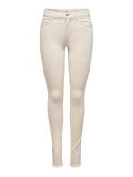Only blush mid waist skinny fit jeans ecru maat M/30 NIEUW, Nieuw, Ophalen of Verzenden, W30 - W32 (confectie 38/40), Overige kleuren