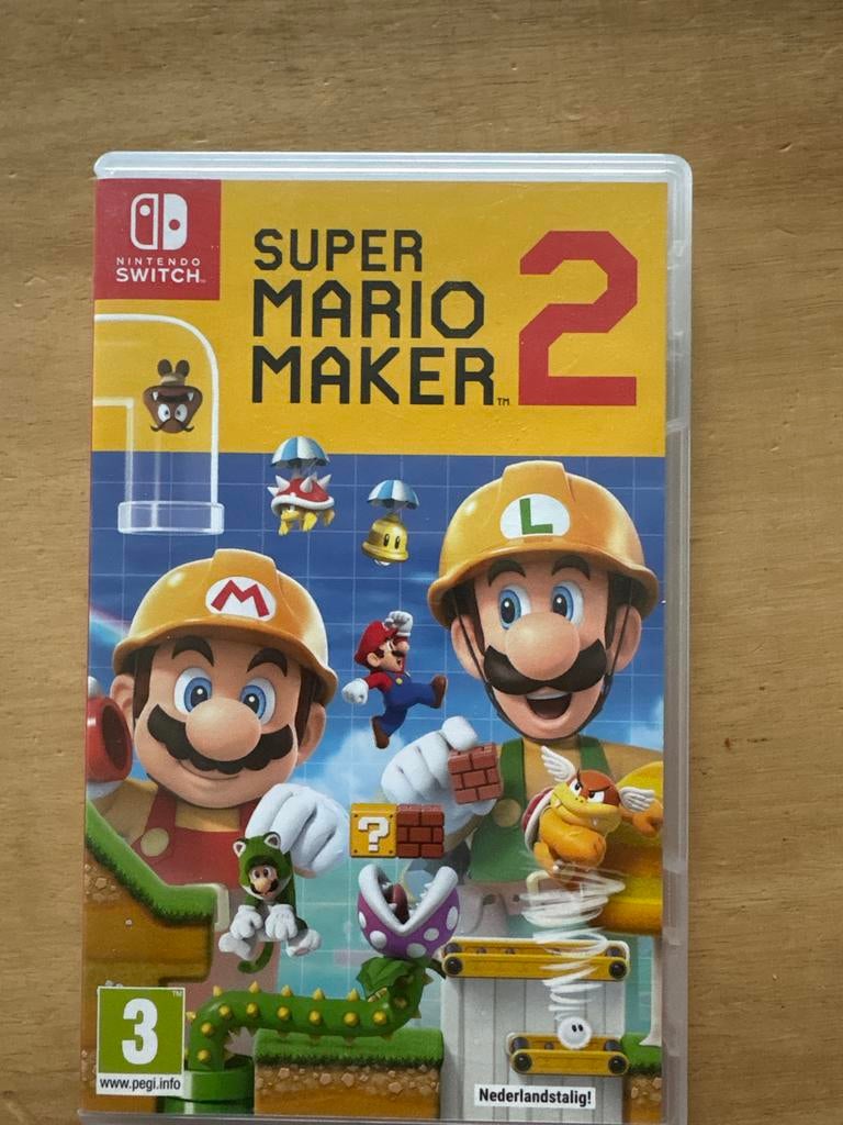 Super Mario Maker 2 - Nintendo Switch, Spelcomputers en Games, Games | Nintendo Switch, Zo goed als nieuw, Platform, 3 spelers of meer