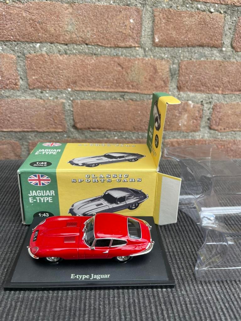 1:43 Atlas Jaguar E-type, Ophalen of Verzenden, Nieuw, Auto, Overige merken